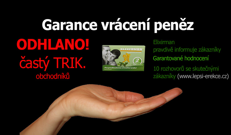 Elixirman: Garance vrácení peněz